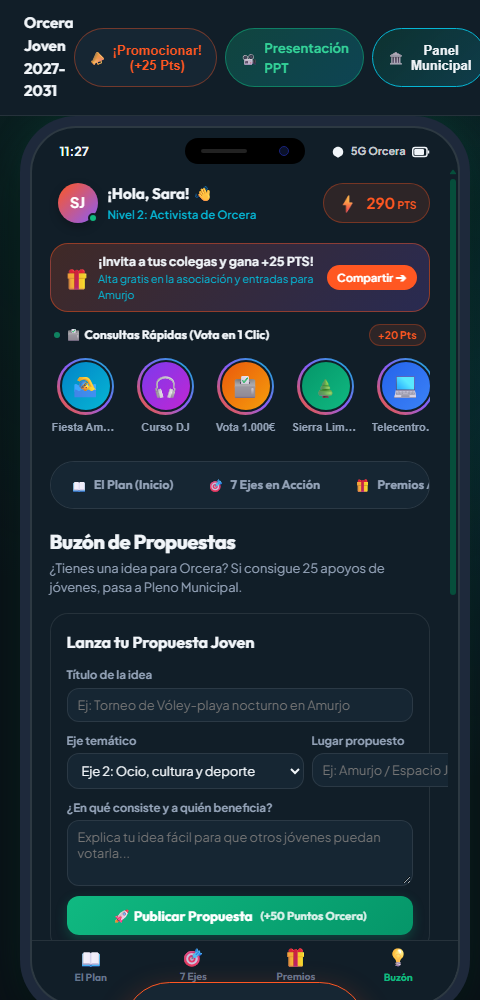 Buzón Participativo en el móvil